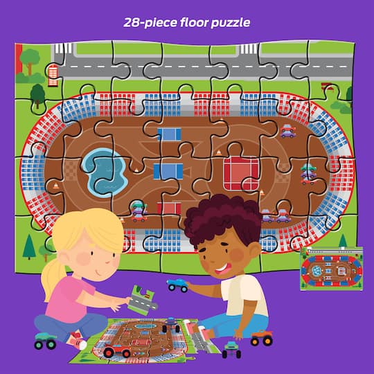 Hinkler Pull-Back and Go Monster Trucks Floor Puzzle